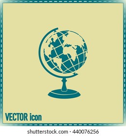 Vector globe icons