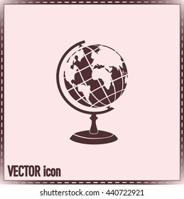 Vector globe icons