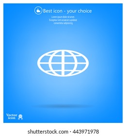 Vector globe icons