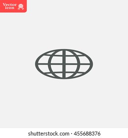 Vector globe icons