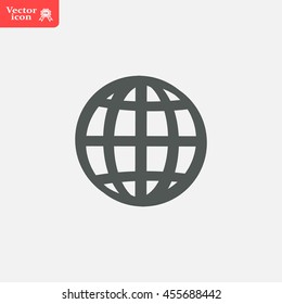 Vector globe icons