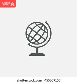 Vector globe icons