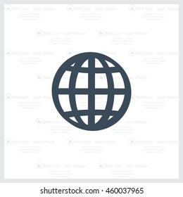 Vector globe icons