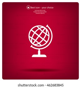 Vector globe icons