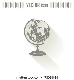 Vector globe icons