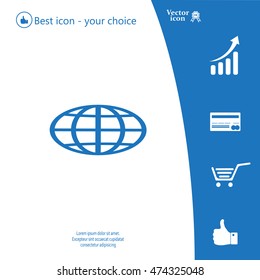 Vector globe icons
