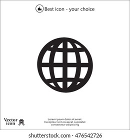 Vector globe icons