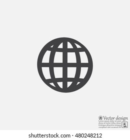 Vector globe icons