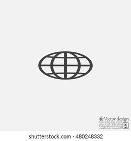 Vector globe icons