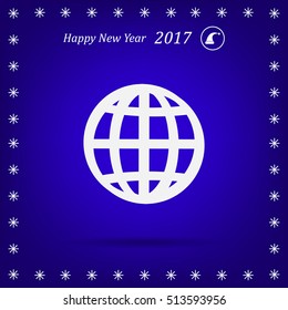 Vector globe icons