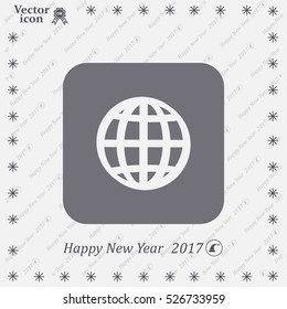 Vector globe icons