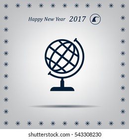 Vector globe icons