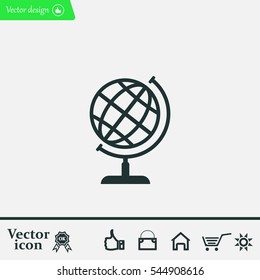 Vector globe icons