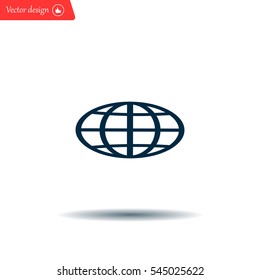 Vector globe icons