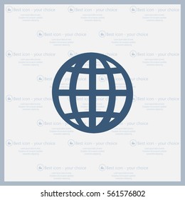 Vector globe icons