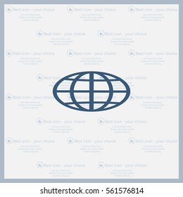Vector globe icons