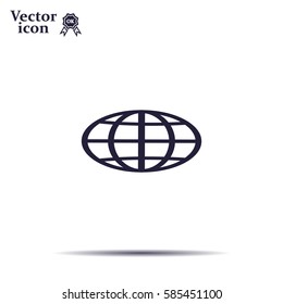 Vector globe icons