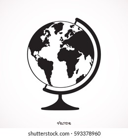 Vector globe icons
