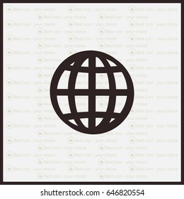 Vector globe icons