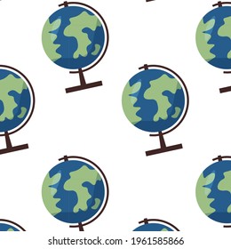 Vector Globe Pattern. Vector illustration.
