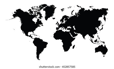 Vector Globe World Map