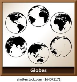 Vector globes