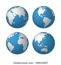 Vector globes