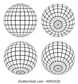 vector globes