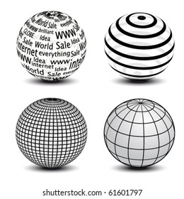 Vector globes