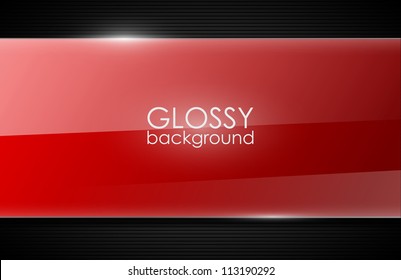 vector glossy background