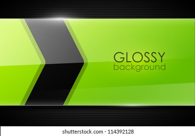 vector glossy background
