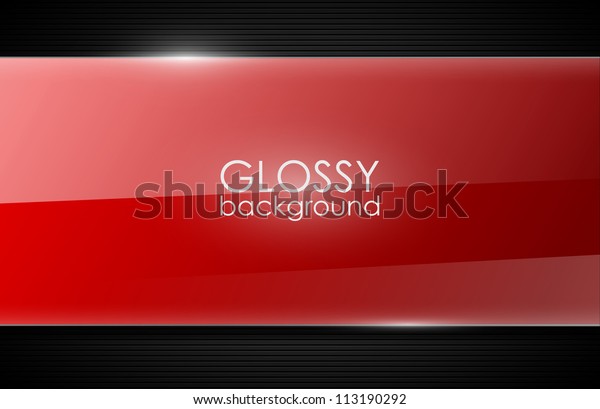 vector glossy\
background