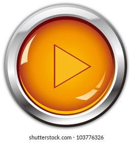 Vector - glossy button