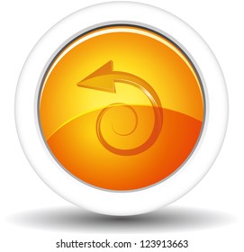 Vector - glossy button