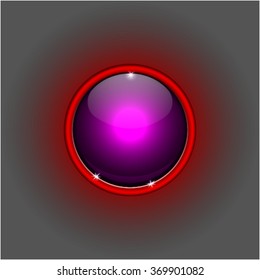 Vector glossy buttons.