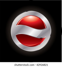 Vector glossy buttons