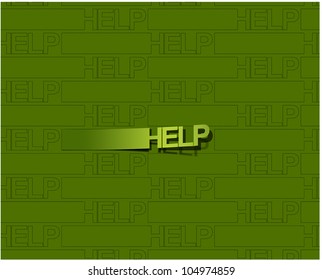 vector glossy help web background design element.