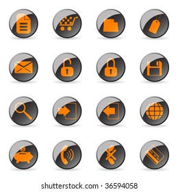 Icono de brillo del vector (Set 6)