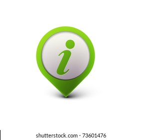 vector glossy information web icon design element.