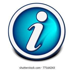 vector glossy information web icon design element.