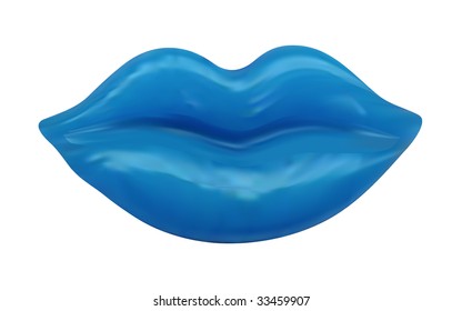 Vector Glossy Lips - Check Similar in Portfolio