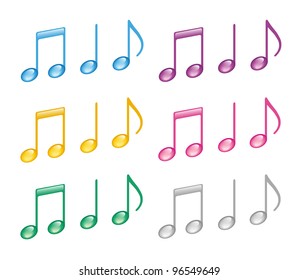 Notes De Musique Couleur Images Photos Et Images Vectorielles De Stock Shutterstock