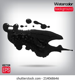 Vector glossy painting colourful background. EPS illustration.