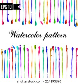 Vector glossy painting colourful background. EPS illustration.