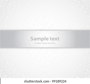 Vector Glossy Silver Background