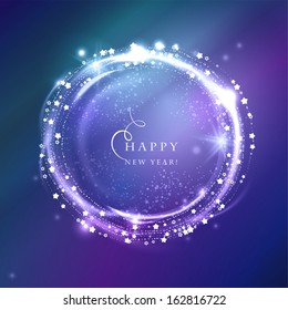 Vector Glossy Sphere. Abstract Background