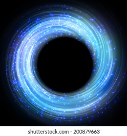 Vector Glossy Sphere. Abstract Background 