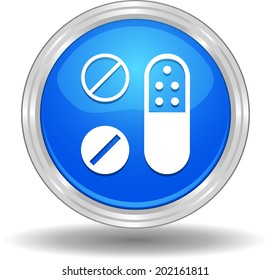 Vector glossy web icon