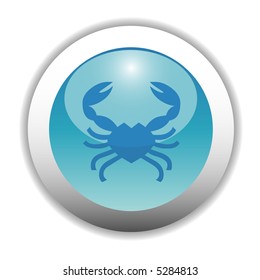 Vector - Glossy Zodiac Button