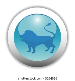 Vector - Glossy Zodiac Button